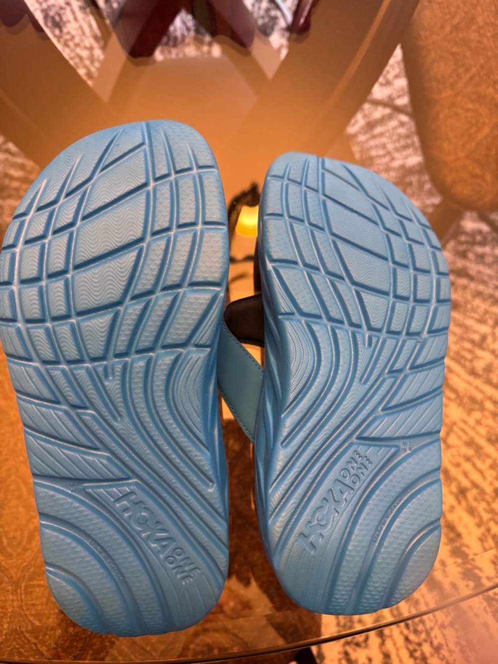 Hoka One One Sky Blue Foam Thong Sandals
Worn only once!!!… like new! - Picture 3 of 3